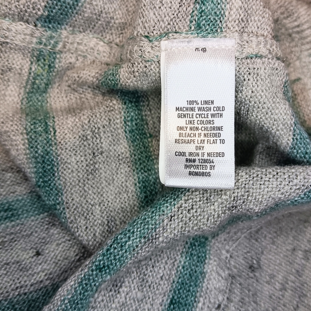 Bonobos Mens Linen Heathered Striped Henley - Picture 5 of 5